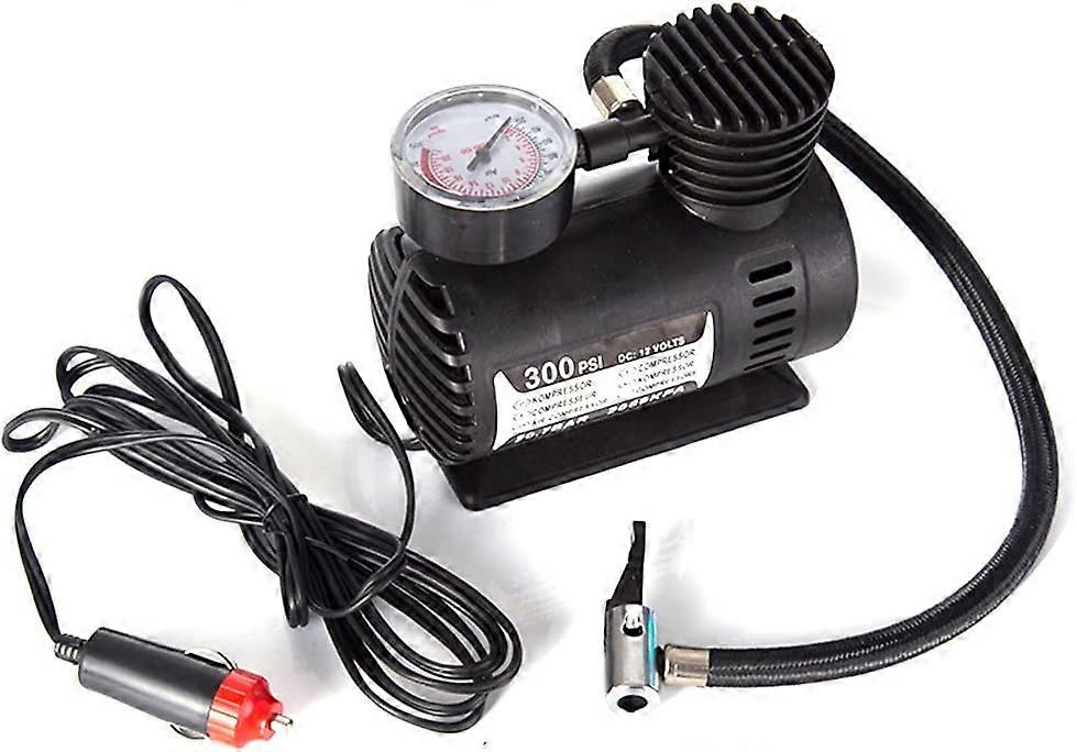 Bil Mini Elektrisk Pumppump Bärbar Däckluftpump 300Psi Auto Kompressorpump