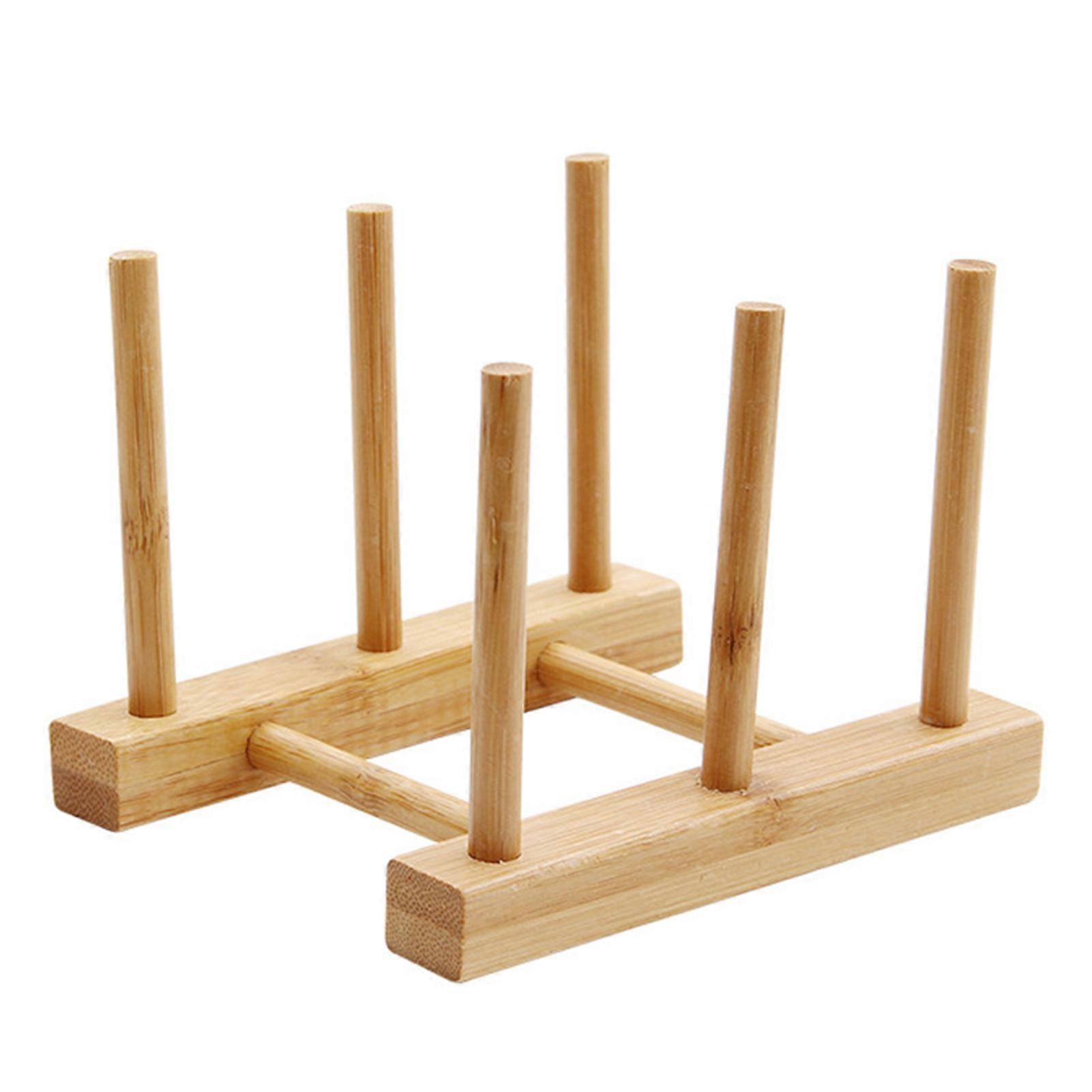 Bamboo-Drying Storage Rack Multipurpose Space Saving Dish Rack for Cutting Board