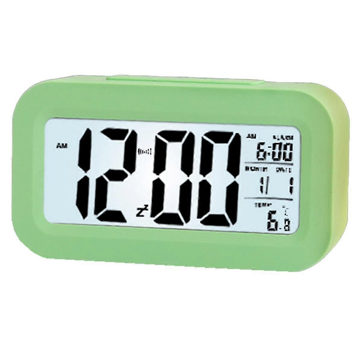 Led Digital Alarm Clock Snooze Electronic Alarm Clock Temperature Humidity Display Desktop Clocks H