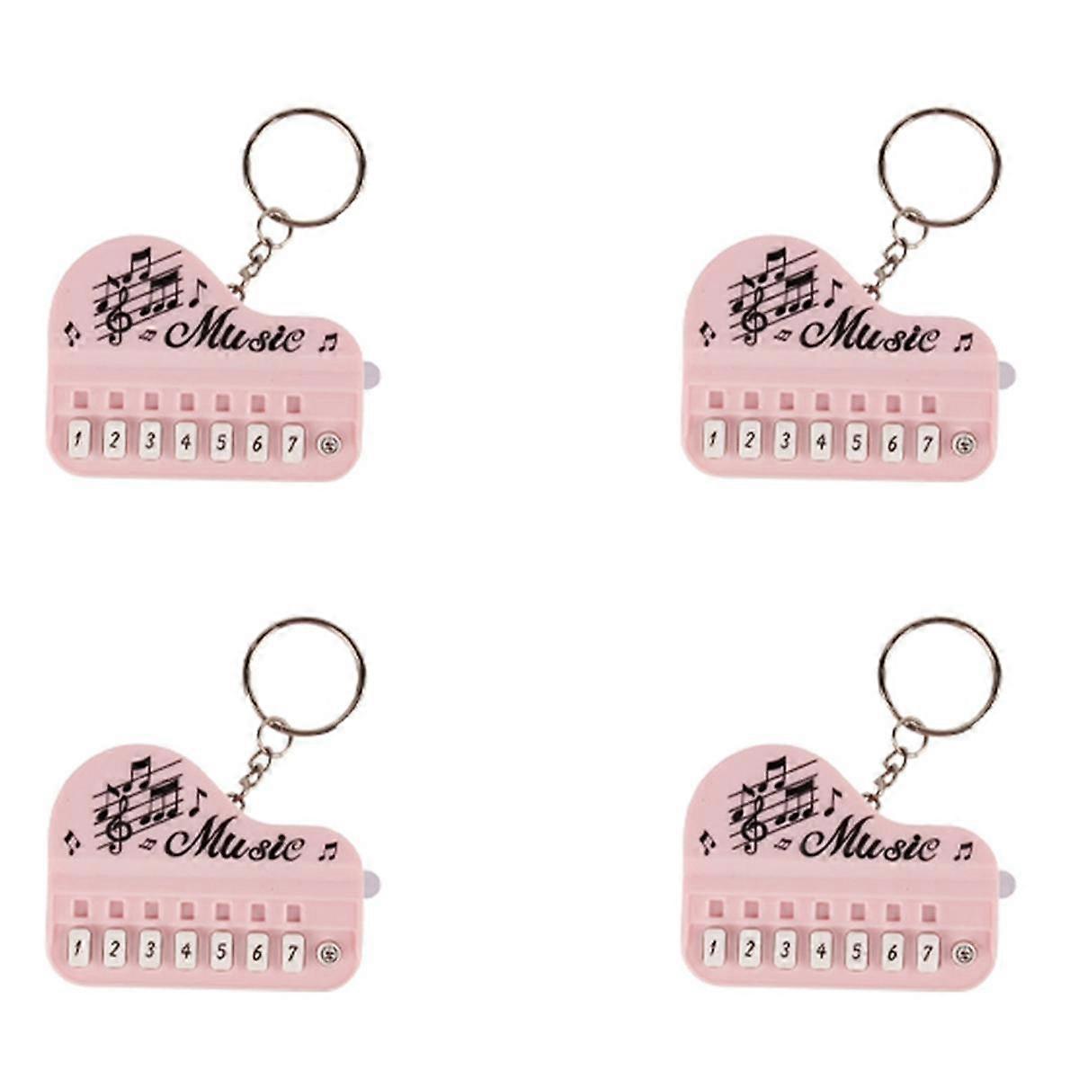 Keychains for Electronic Keyboard, Instrument Keychains Pocket Size Micro-Type Piano Toy Keychain B