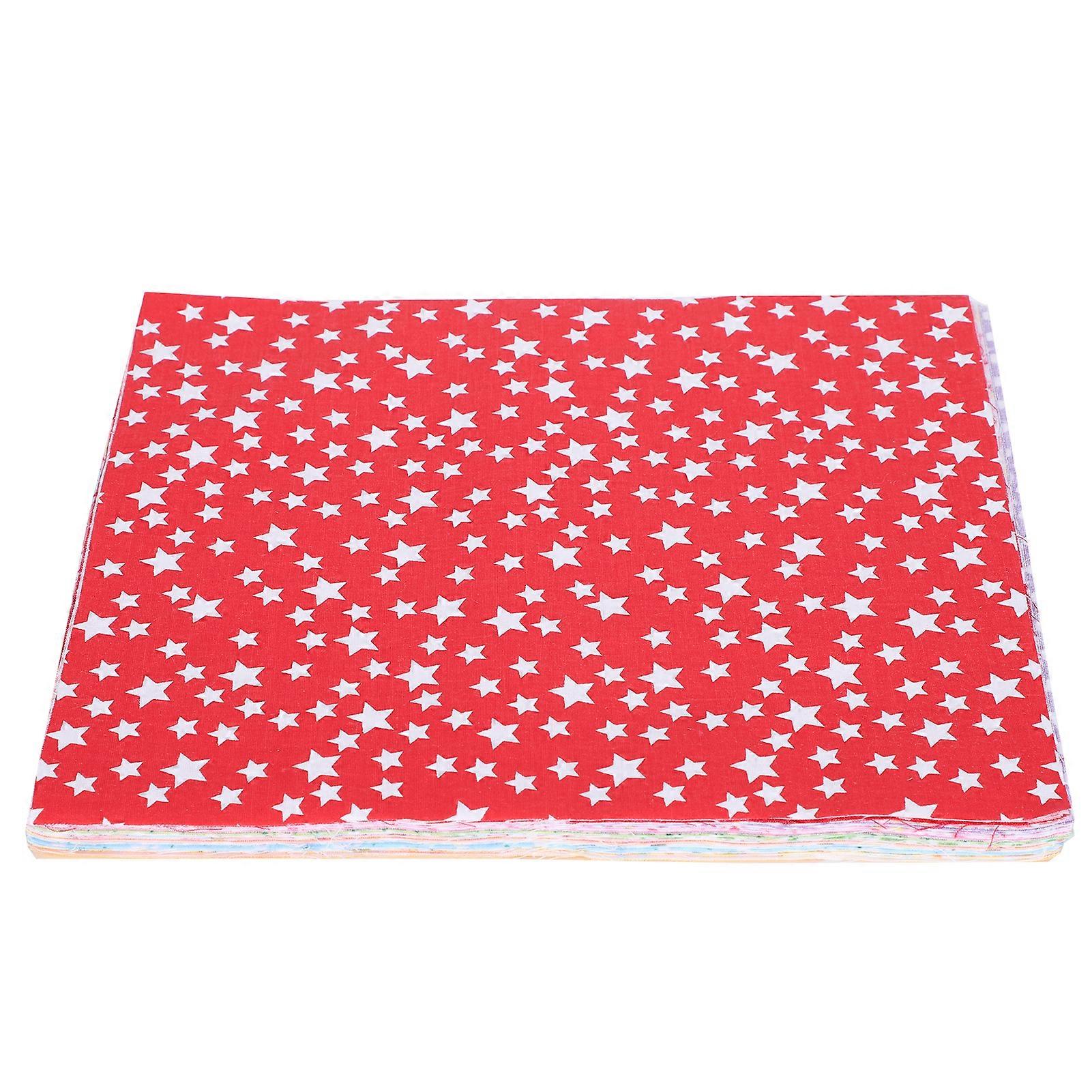 Tissu de matelassage 50 couleurs en coton imprimé, fournitures de couture faites à la main, 25 x 25 cm