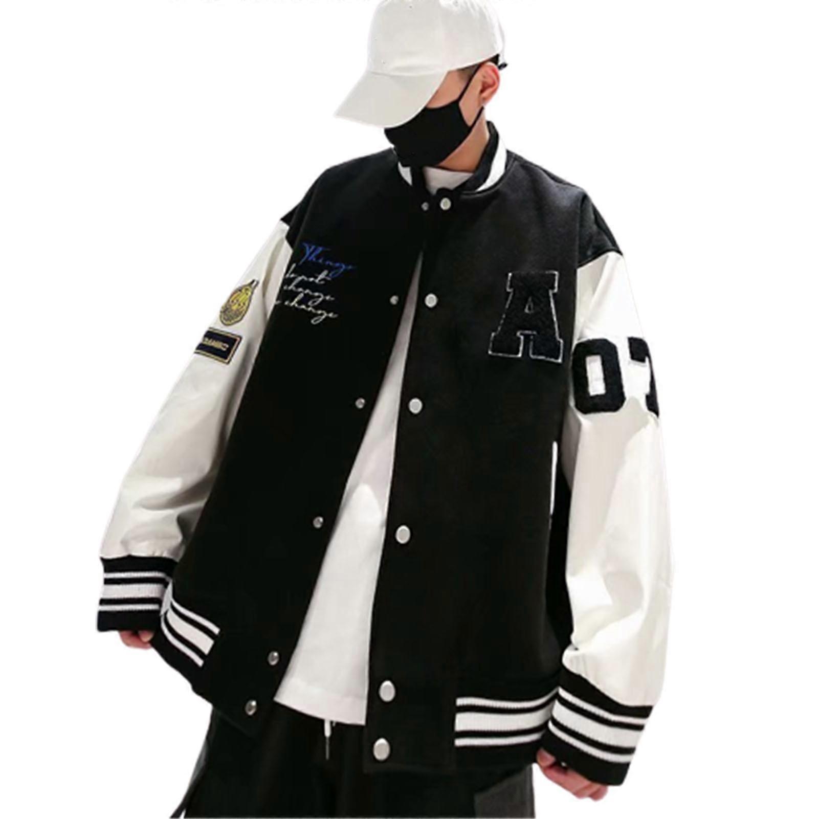 Man\'s Varsity Baseball Jacket Letterman Graphic Baseball Jacket Coat Custom Bomber Jackets