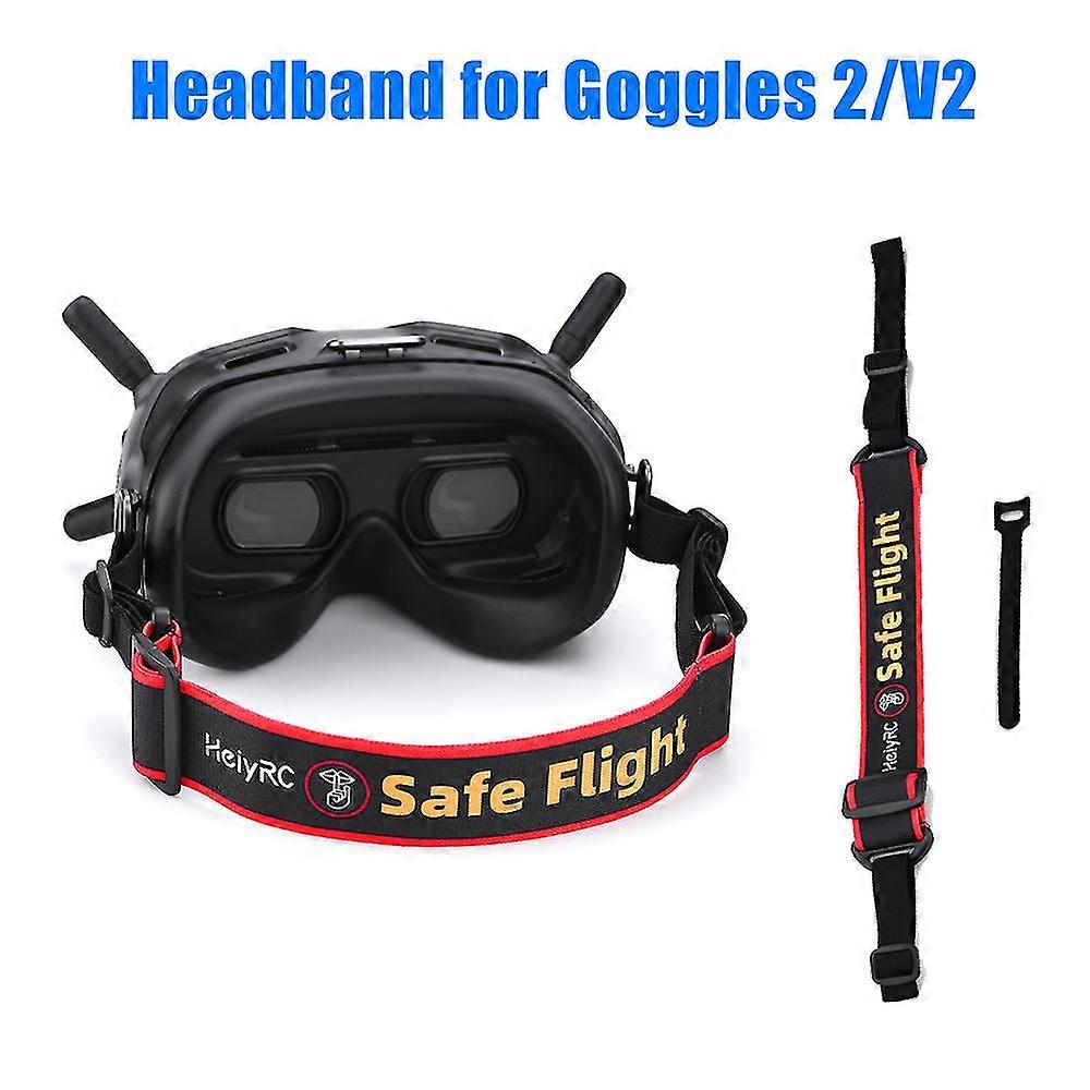 Headband For Fpv Goggles 2/v2 Adjustable Head Strap For Dji Avata/fpv Cpmbo Stabilize Safety Headband Replacement Accessorie