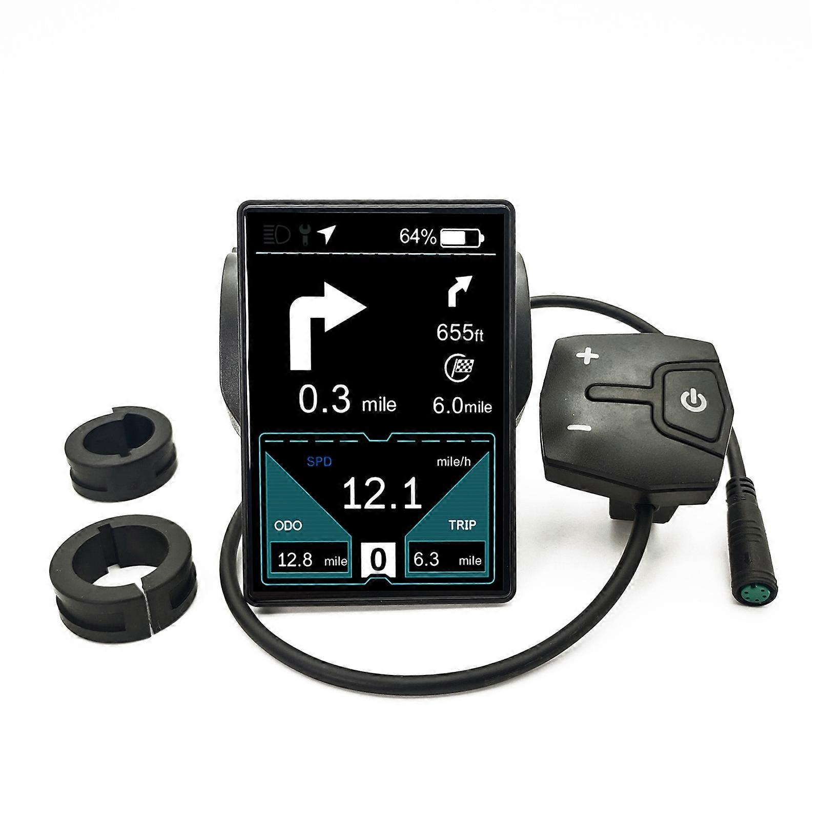 Electric Bicycle Tft True Color Display Ips Sunlight Screen Navigation Mapping New