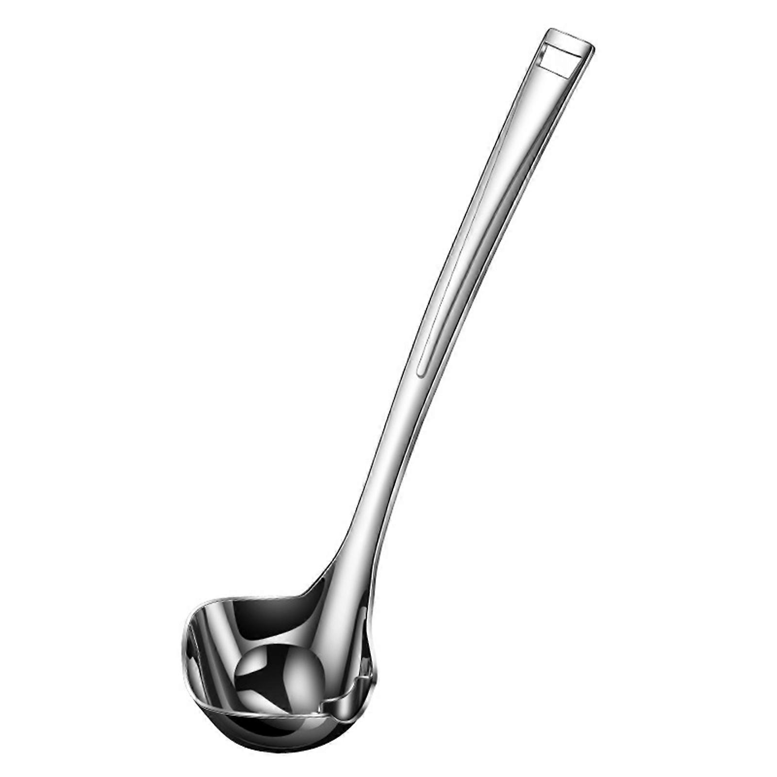 Stainless Steel Ladle Spoon Easy Storage Thicken Material for Serving or Cooking