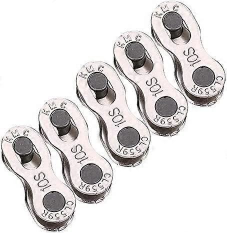 ZK-1 x Chain Lock 10 Compartments, 5 Pairs Chain Lock Bicycle Chain Lock Bicycle Chain Bicycle Chain For 10 Speed Chain
