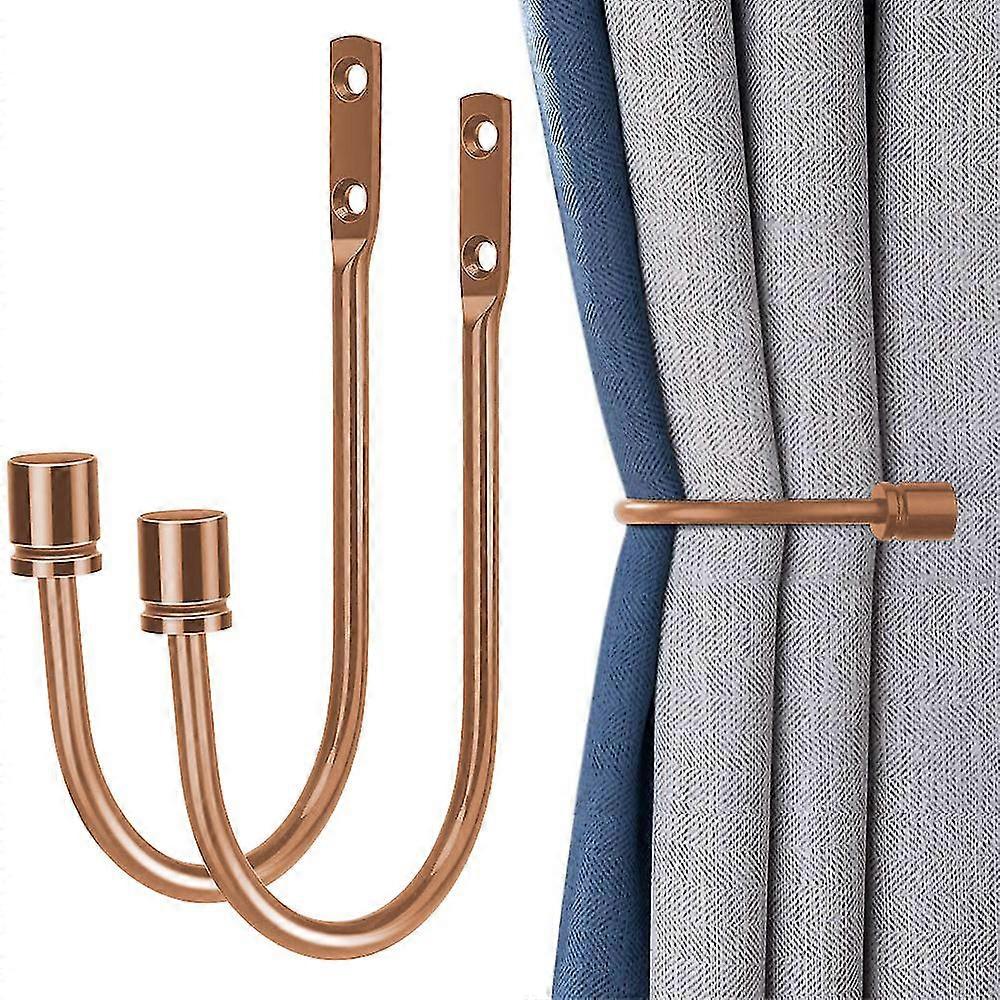 2pcs Metal Curtain Holdbacks, decorativos drapery Tiebacks