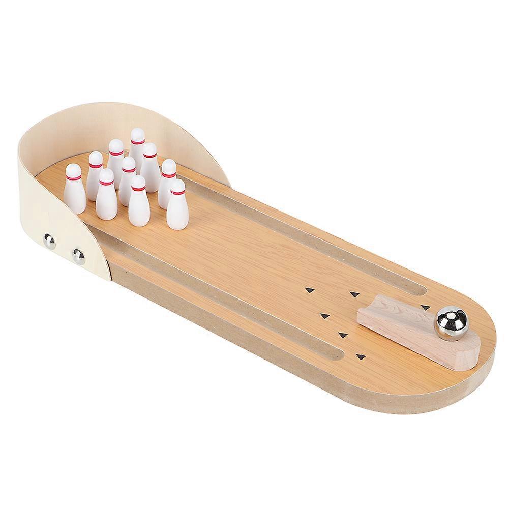 Mini Desktop Table Bowling Game Family Party Playing Decompression Entertainment Games Toy for Kid and Adult