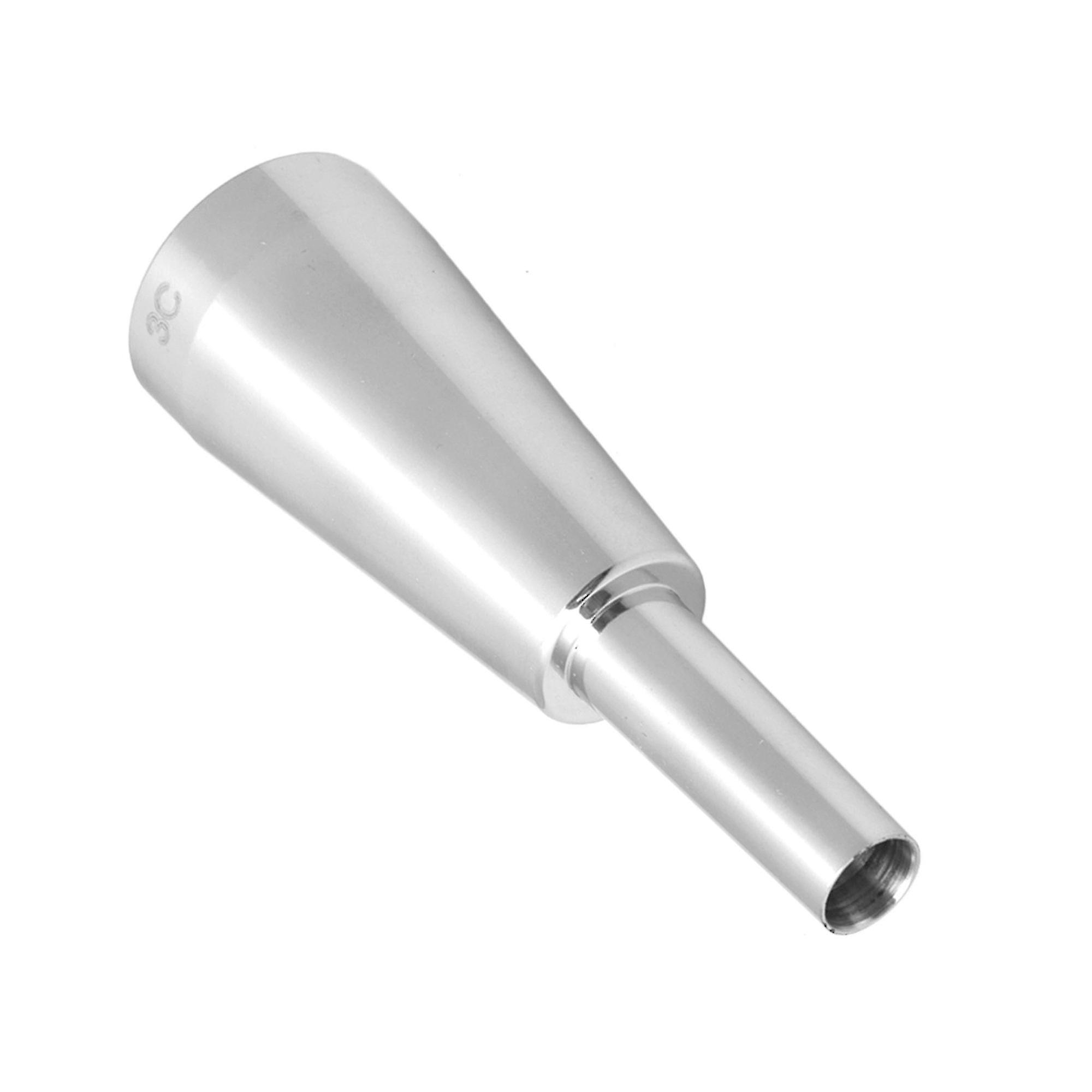 9.8mm Outer Dia 3c Silver-plated Trumpet Mouthpiece For Beginner Players