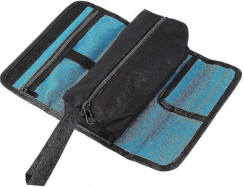 Folding Electrician Tool Storage Holder Small Roll Bag Rolling Tool Pouch Repair