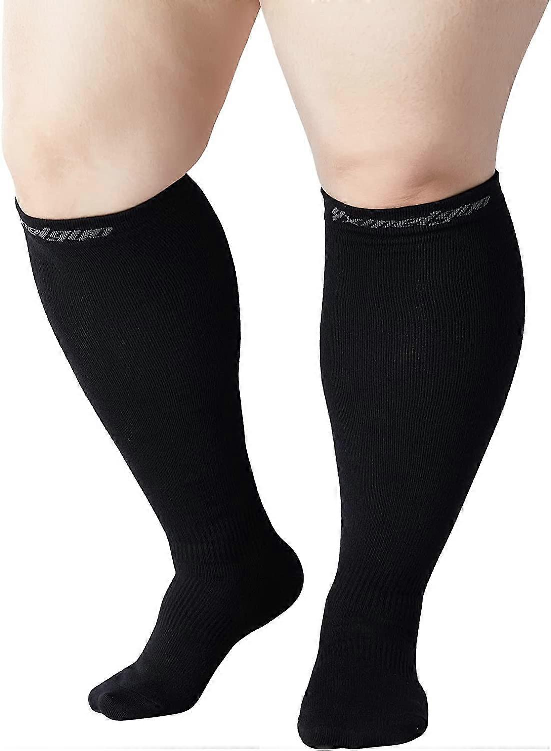 Compression Socks for Men Women,Flight Socks For Women Men,Plus Size Compression Socks Wide Calf,Running Socks
