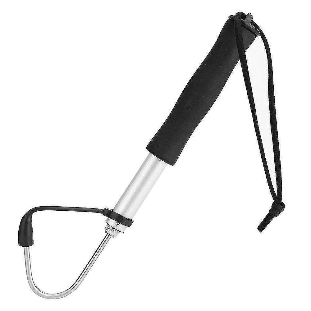 Stainless Steel Retractable Fishing Gaff with Sharp Hook and Soft Handle