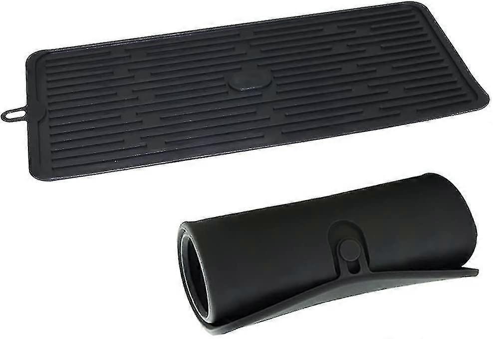 Silicone Draining Mat. Drip Mat For The Kitchen. Silicone Tableware Drying Mat.