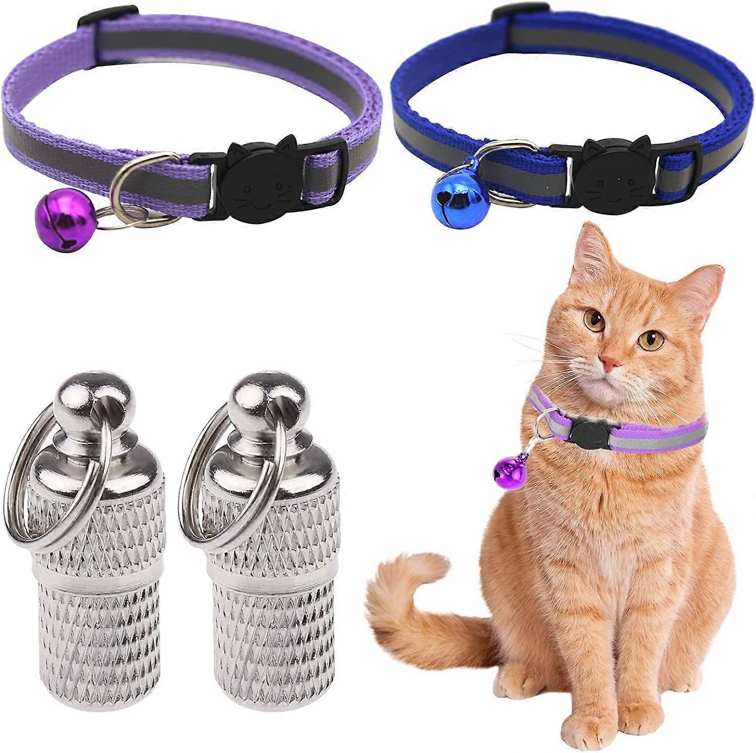 Reflective Cat Collar with Bell,Cat Collars Quick Release,Reflective Cat Collars Quick Release