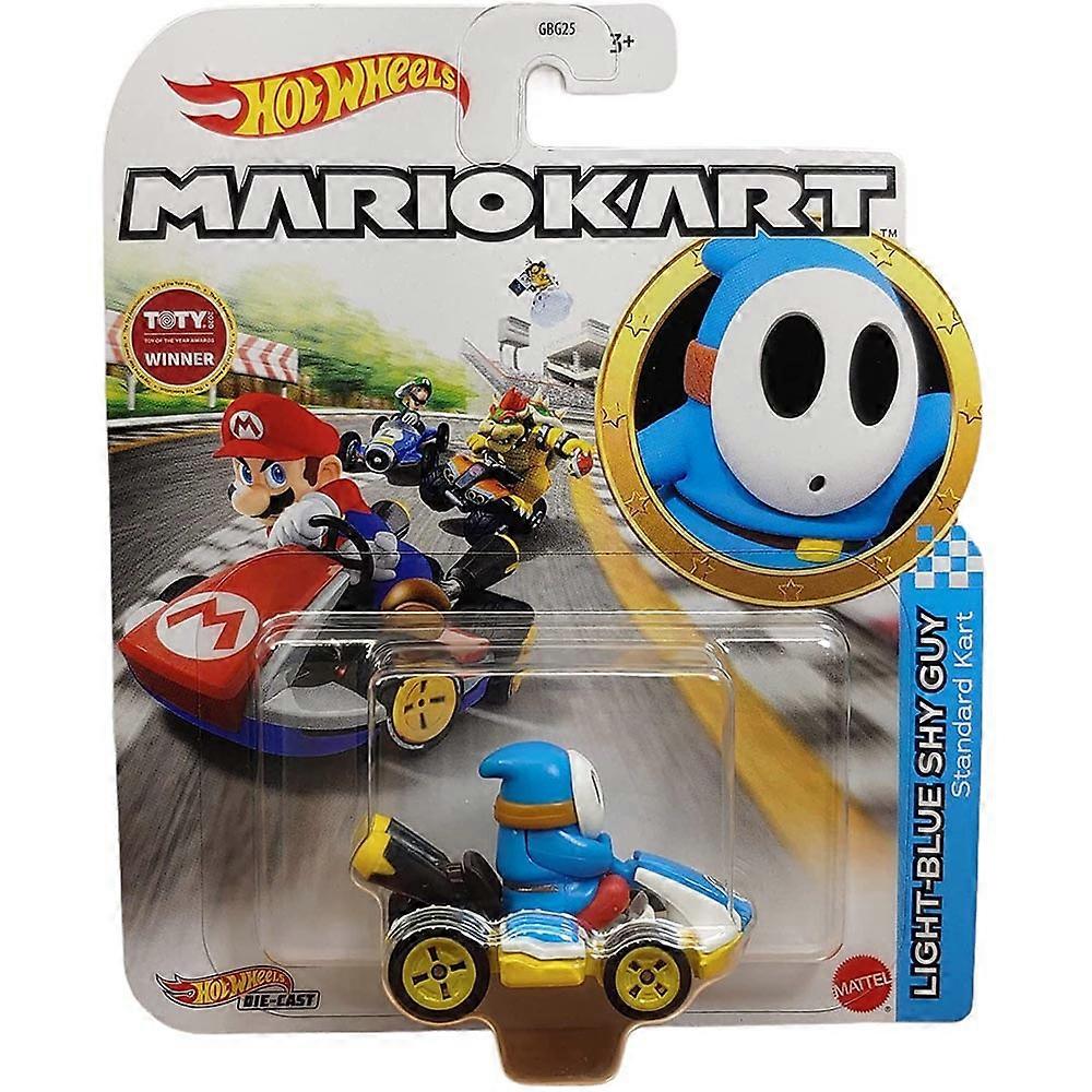 Hot Wheels Light Blue Shy Guy Mario Kart
