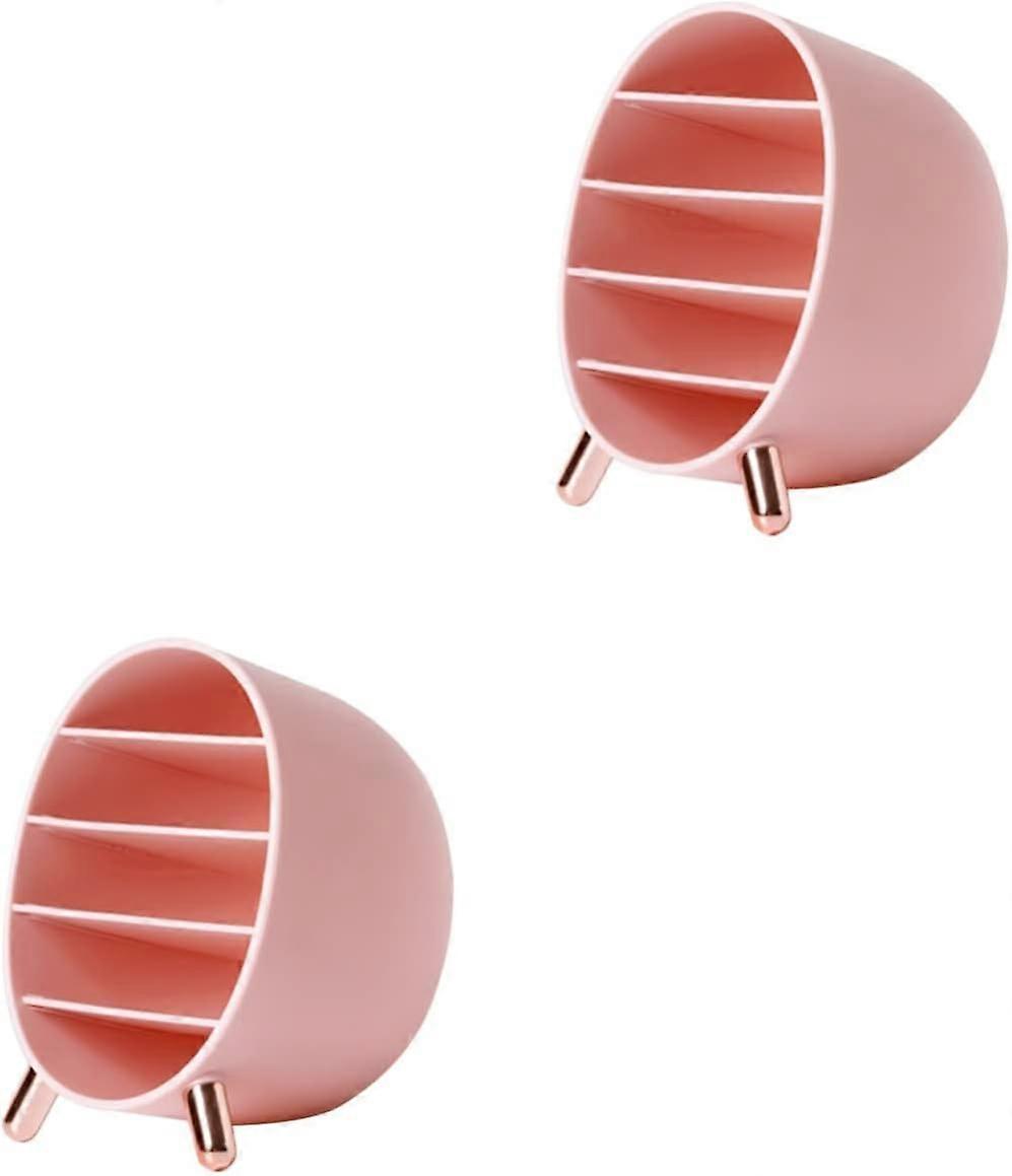 2 Pcs Cosmetic Storage Box Dressing Table Perfume Travel Pp