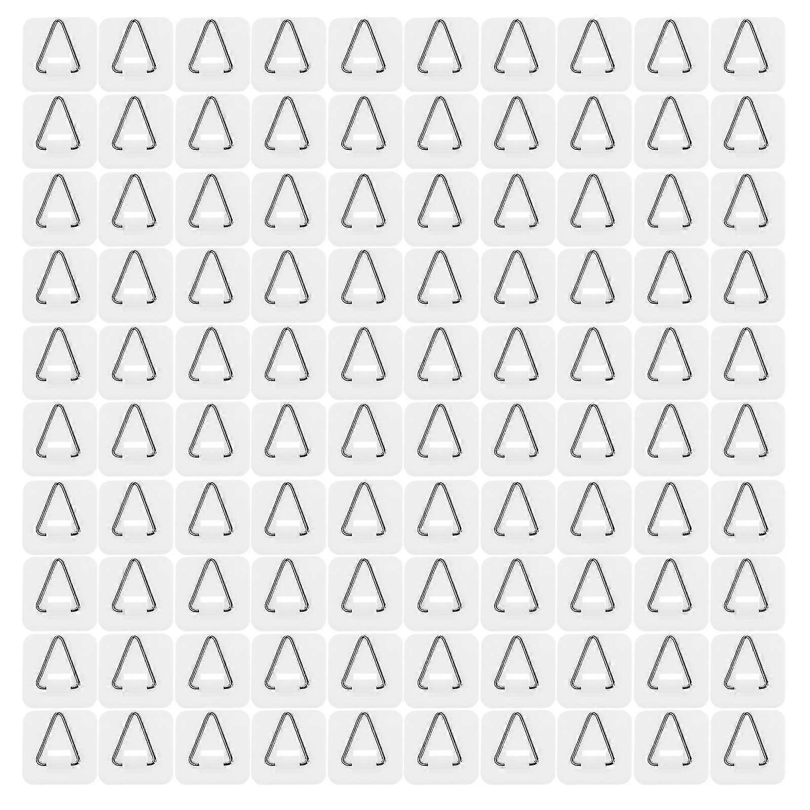 100pcs Vertical Plate Holders Invisible Plate Hanger Multi-use Plate Hanger