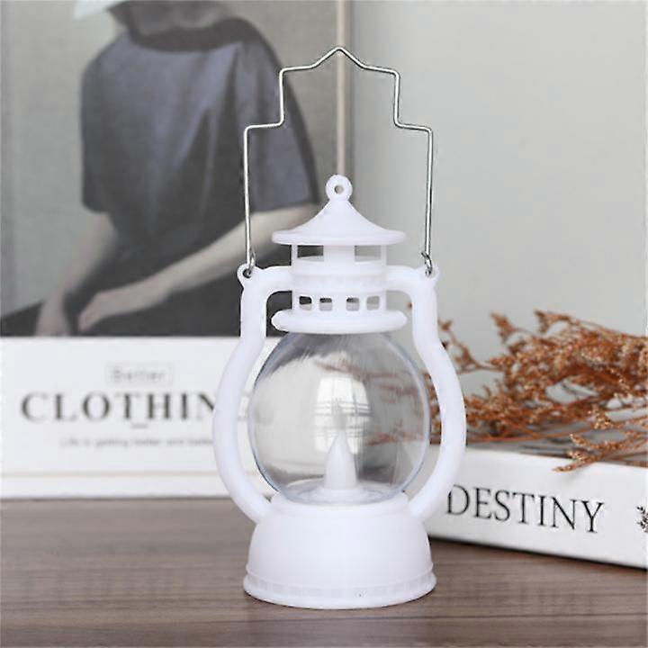 Halloween Decoration Retro Small Oil Lamp Electronic Candle Light LED Pony Light Creative Wind Lamp Portable Pumpkin Lantern