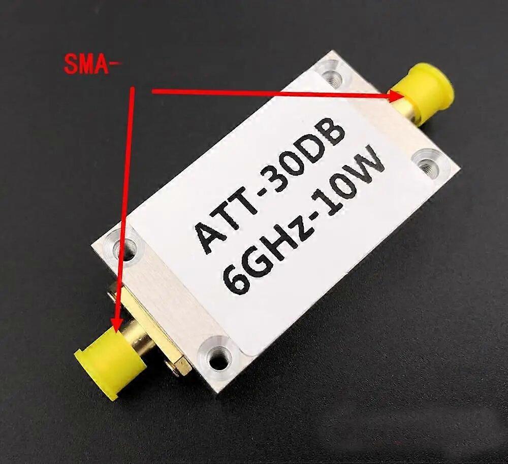 100K-10GHz HF-Leistungsmesser V2.0 OLED-Display HF-Leistungsdämpfungswert + Sofware 10W 30DB Dämpfungsglied FÜR Amateurfunkverstärker