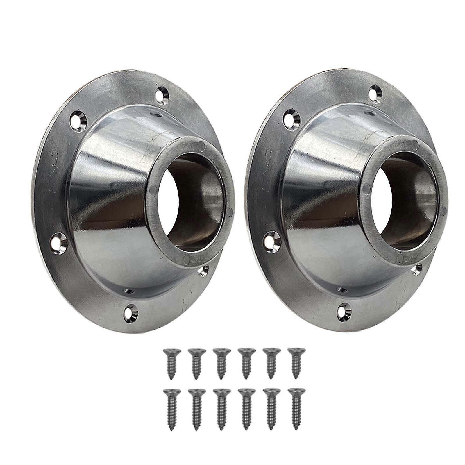 2 Pieces Table Base Mount Base with Screws Pedestal Table Base Floor Mounting Base for Easily Install Stable Performance