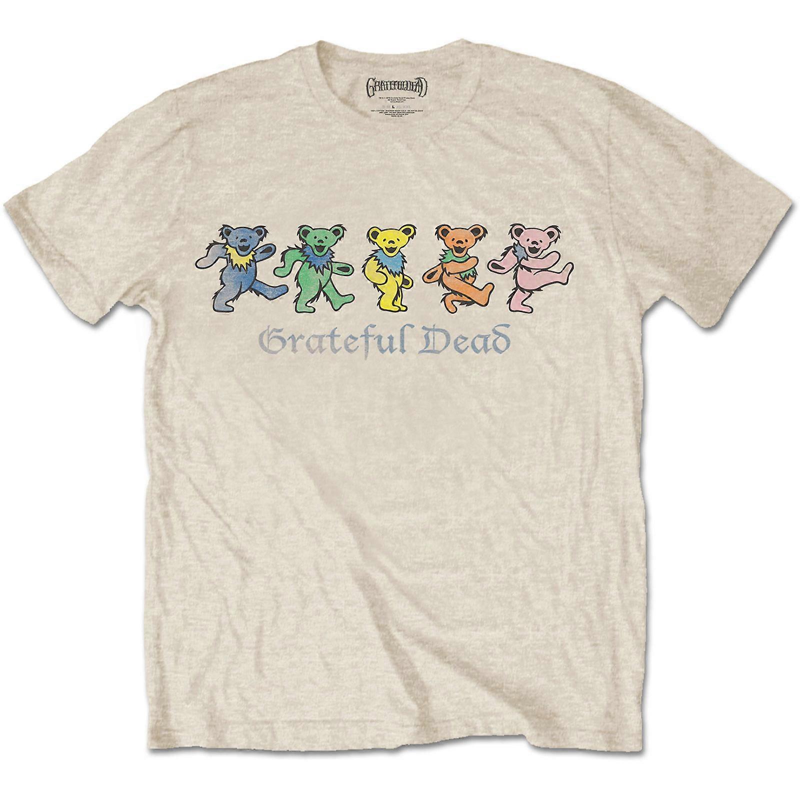 Grateful Dead Dancing Bears Maglietta Ufficiale Uomo