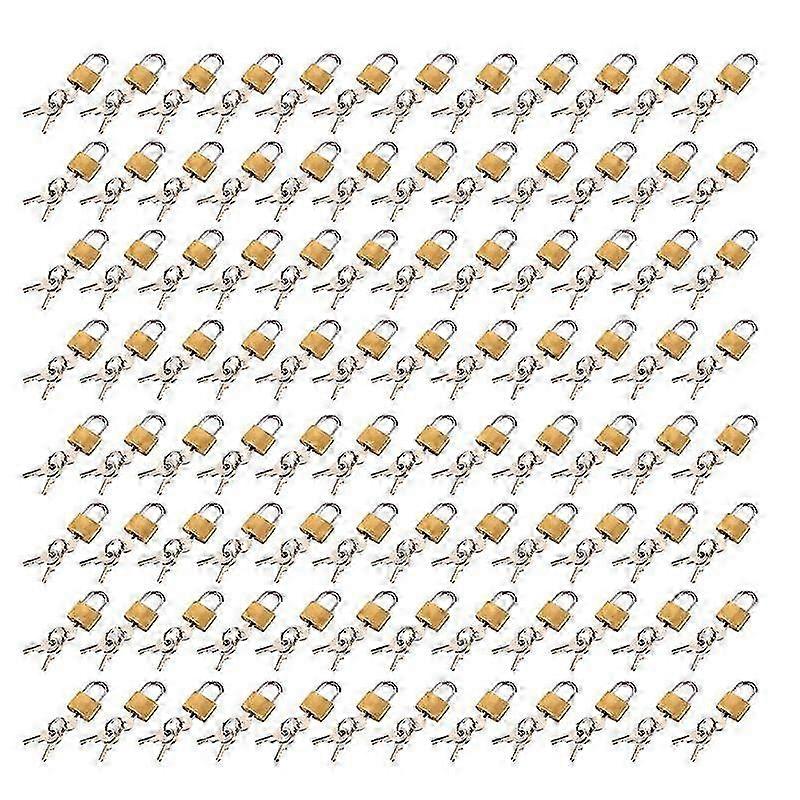 Mini Padlock Small Padlock Solid Brass Locks with Key Mini Padlock