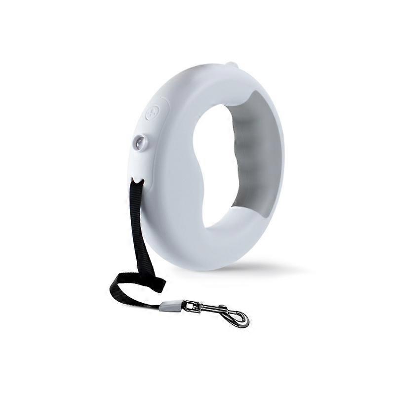 Auto Lighting Retractable Dog Leash LED Light Pet Leash Donut Dog Leash