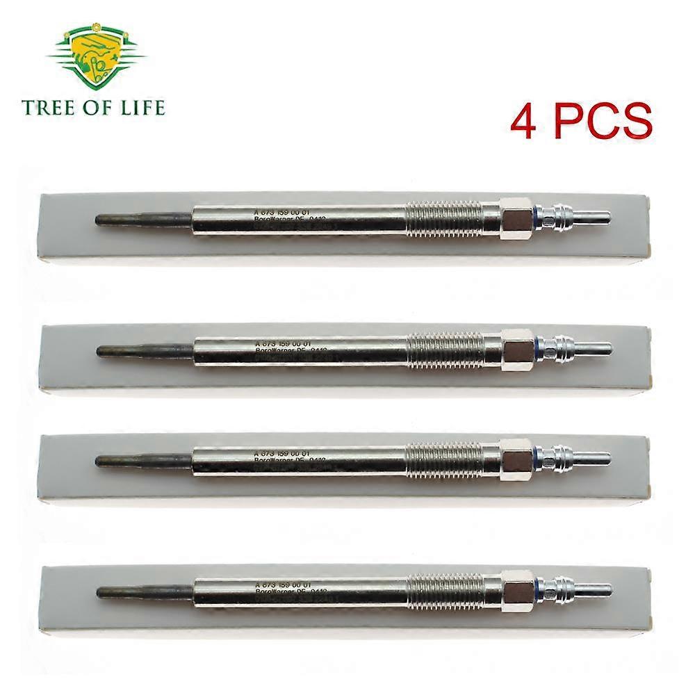 1/2/4X Glow Plug 6731590001 For Ssangyong Tivoli D16F 2015 2016 2017 2018+ ENGINE MAIN WIRING KORANDO(II) (D16DTF) A6731590001