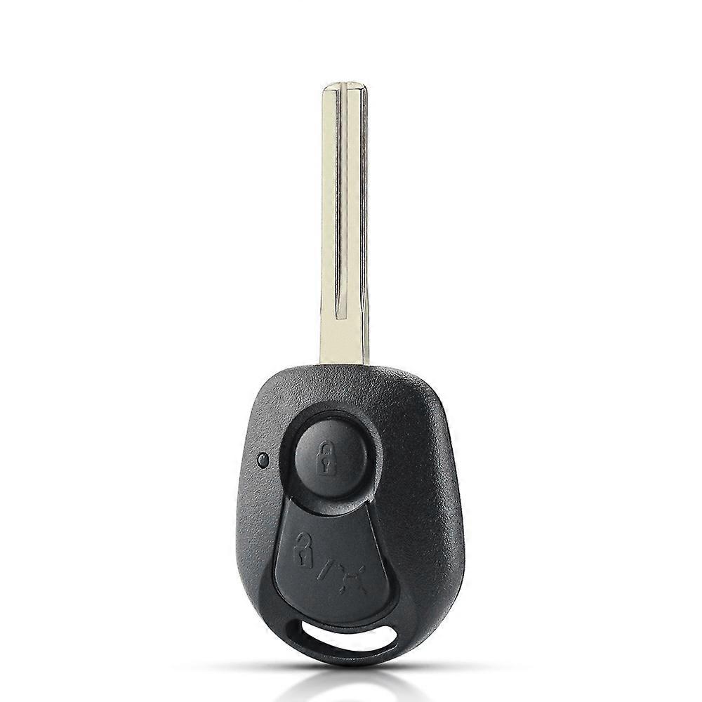 New For Ssangyong Actyon Kyron Rexton RX7 Uncut Blade Auto Car Key Car Key Remote Key Shell 2 Buttons Fob Case