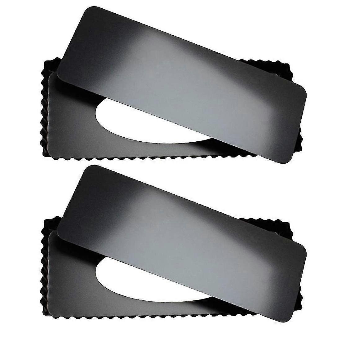 Set Of 2 Rectangular Kitchen Molds With Removable Bottom
