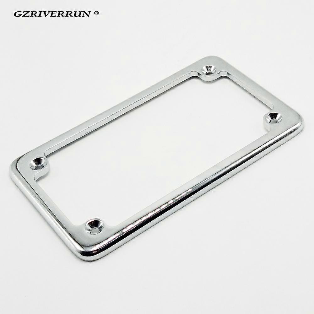 BLVD T304 Polished Stainless Steel Chrome License Plate Frame For Honda – Front 3 thumbnail image