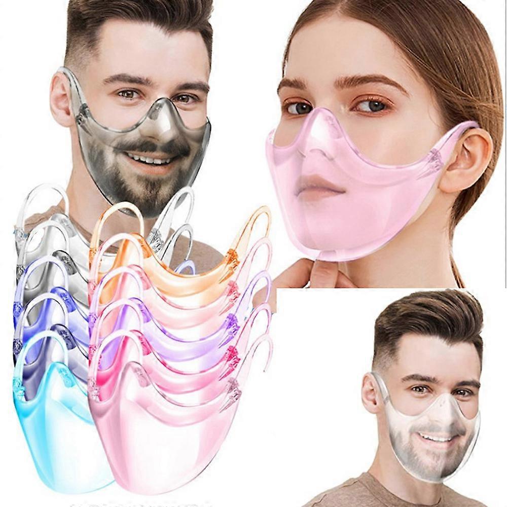 Protection Mask Combine PC Reusable Clear Transparent Masks Face Combine Face Mask Shield Facemask