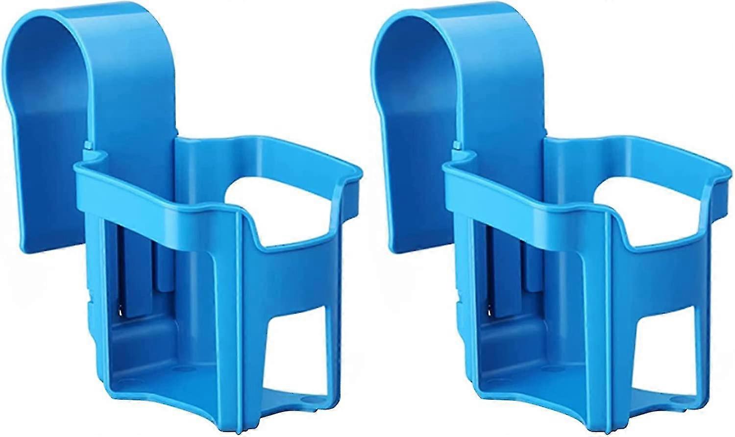 2pcs Pool Cup Holder,multifunctional Poolside Cup Holder,detachable,pool Accessories,storage Basket