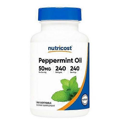 Nutricost Peppermint Oil Softgels ,50 Mg ,240 Count