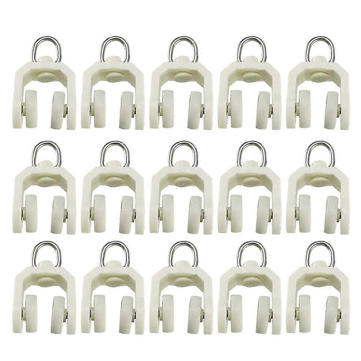 Newway Ceiling Curtain Track Flexible Bendable Curtain Track Rollers Plastic Drapery Rail Sliding Glider F