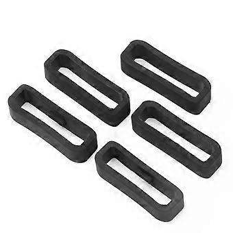 Hebilla de seguridad del cinturón de reloj de silicona de 5 piezas apta para reloj de pulsera Garmin Fenix5 5S 5X 235
