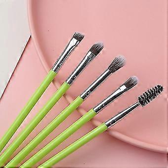 5 piezas Soft Hair Makeup Brush Set Eye Shadow Brush Cepillos portátiles
