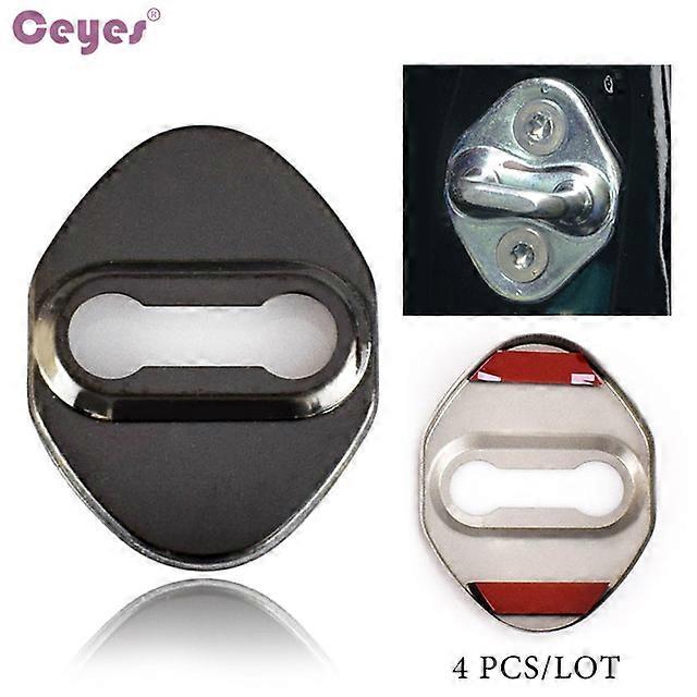 Ceyes Auto Buckle Car Styling Car Door Lock Cover Case For Suzuki SX4 Jimny Alto Splash Swift Car Styling Accessories 4pcs/lot|Door Lock Protective Co