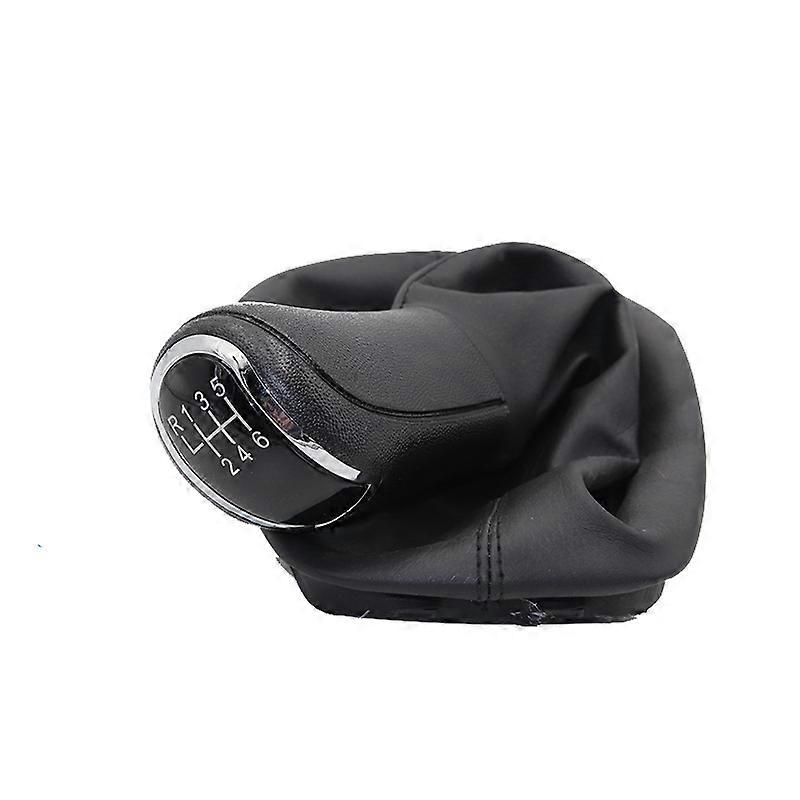 Car Gear Shift Knob With Black Boot For Skoda Fabia 1 Mk1 2000 -2008 Gear Stick Shifter Shift Gear Knob Car Accessories - Gear Shift Knob