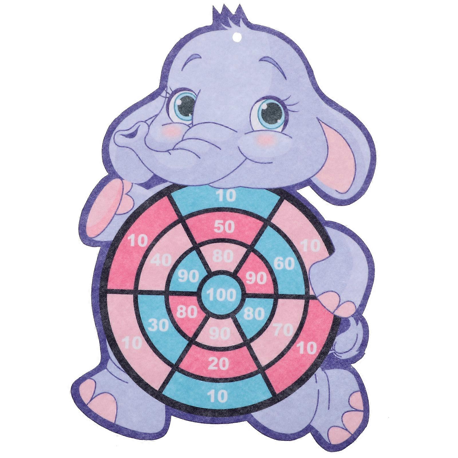 1 Set Cartoon Dart Board with Sticky Balls Kids Dart Board Game Set Party Favors