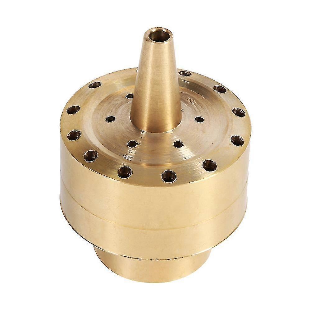 Brass Column Garden Pond Fountain Water Nozzle Sprinkler Spray Head Gold (34)