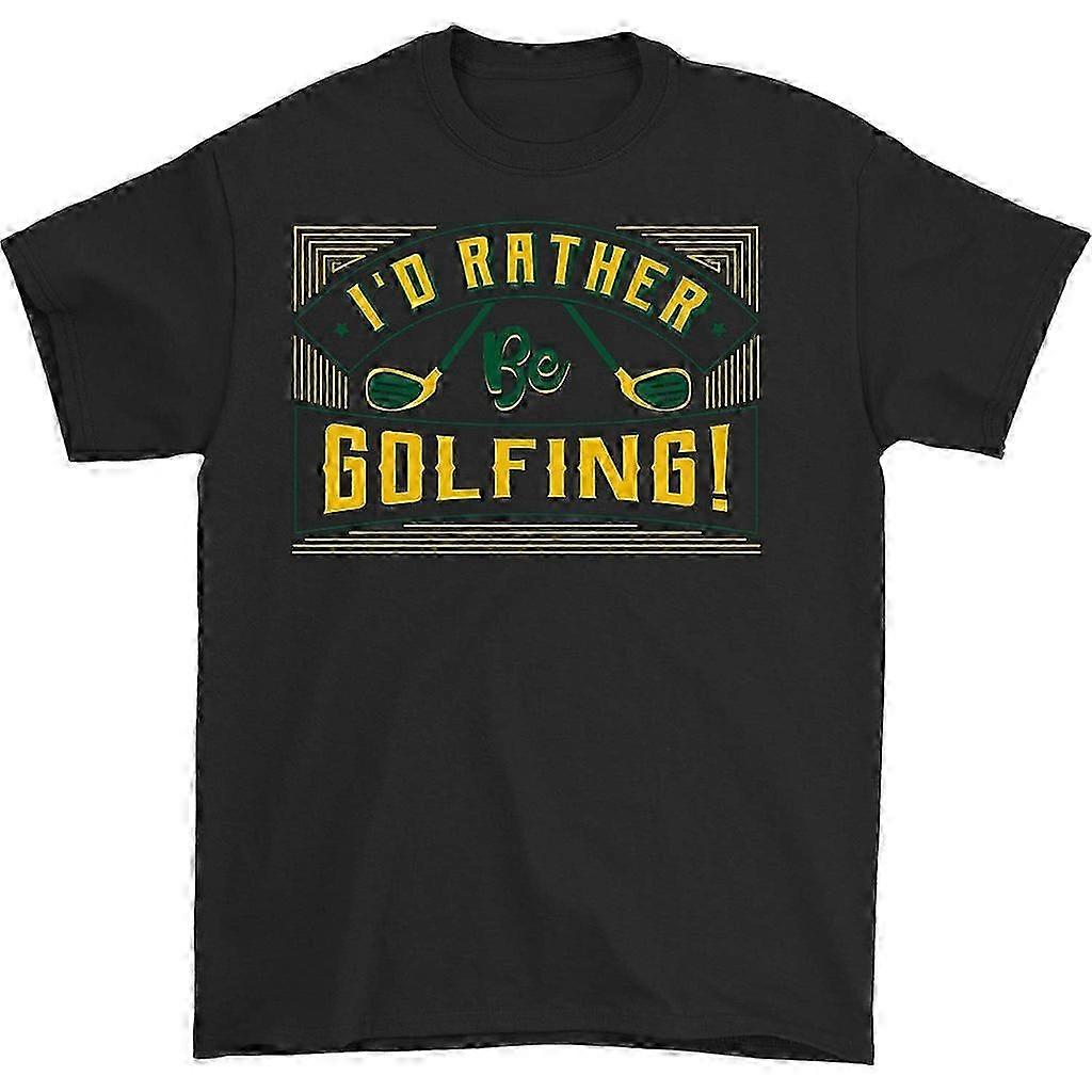 I'd Rather Be Golfing Crew Neck T-Shirt