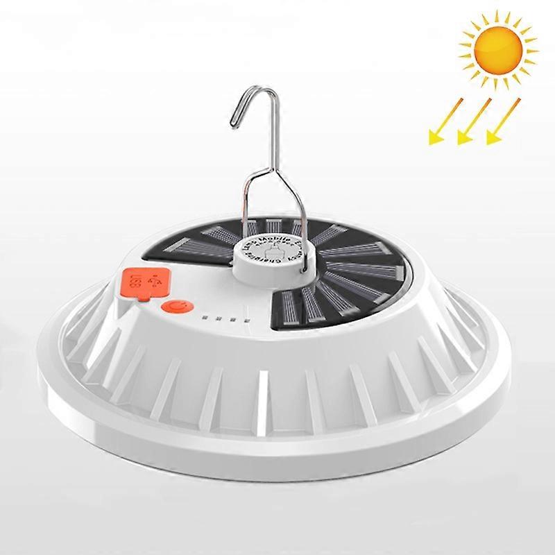 V62 Solar Power 120 LEDs Rechargeable UFO Emergency Light