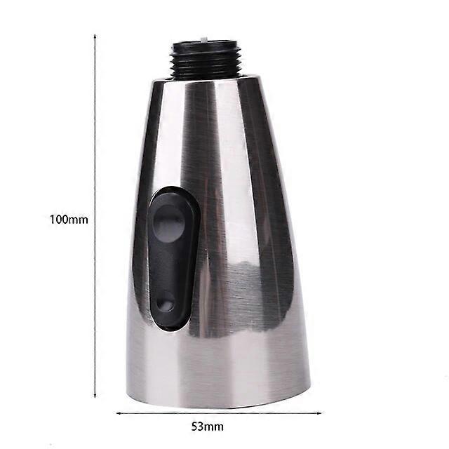 Replacement 360 Degree Faucet Head 2 Modes Sink Basin Kitchen Pull Out Faucet Sprayer Plating Nozzle Water