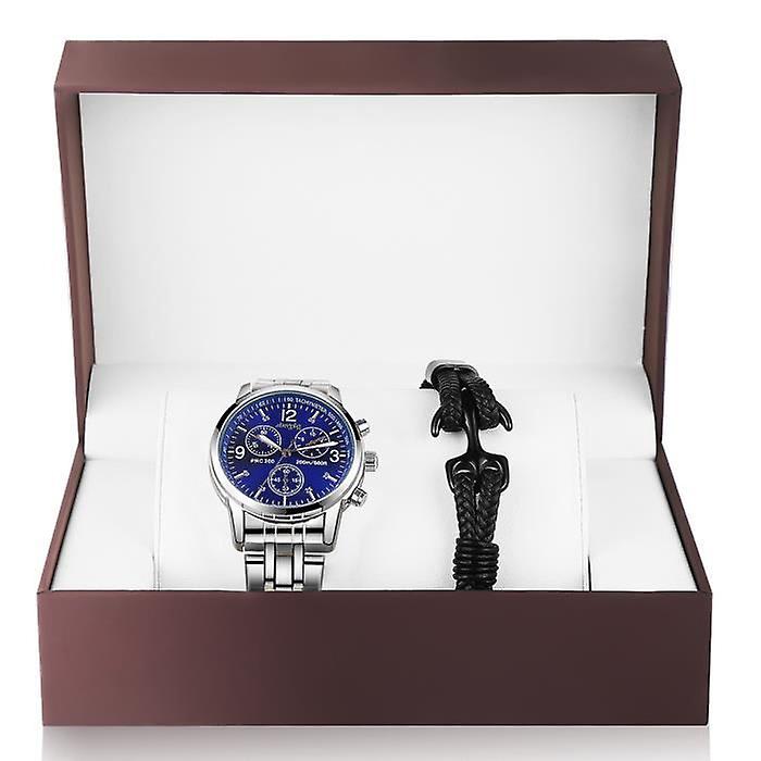 Men's Stainless Steel Watch And  Bracelet