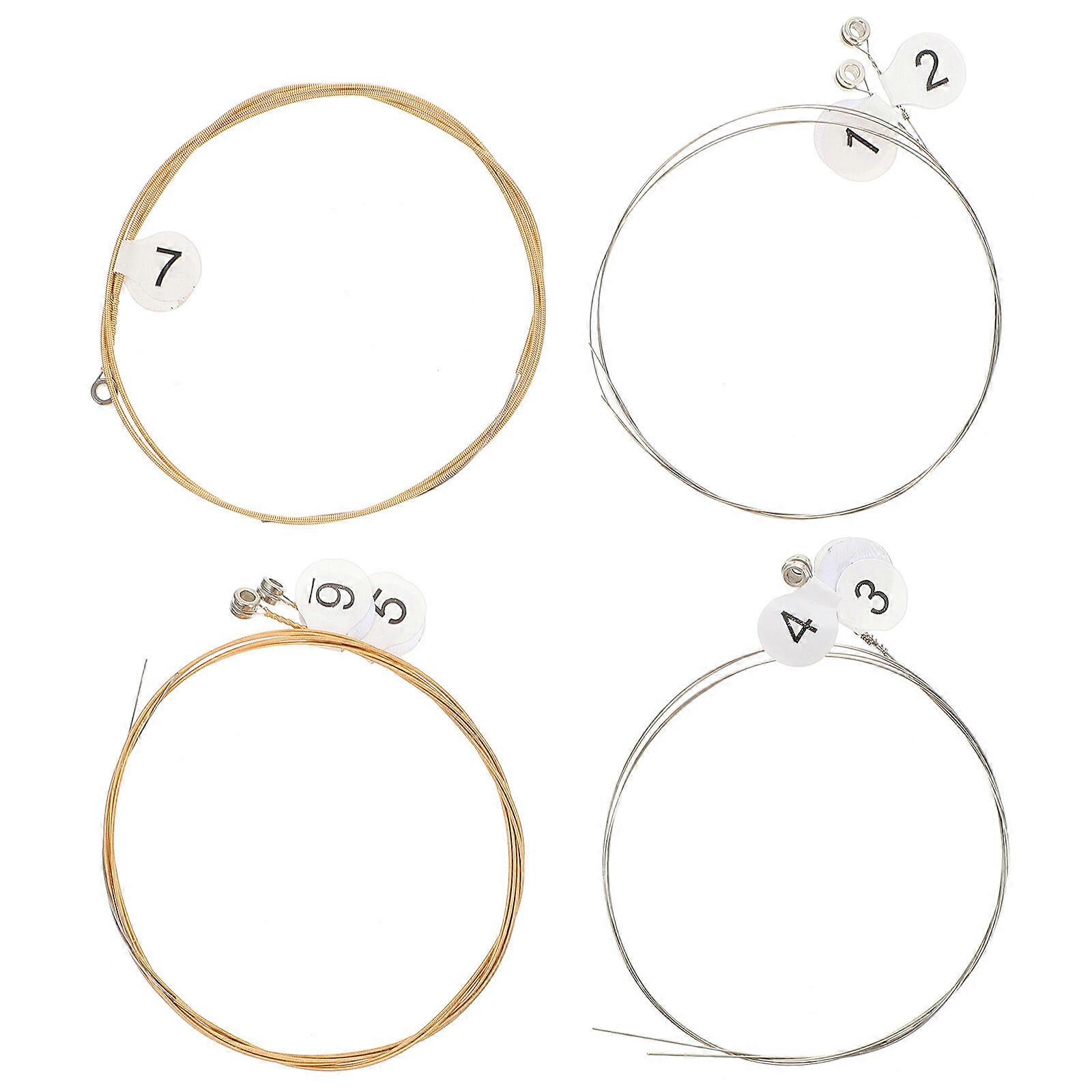 7Pcs Professional Lyre Strings Steel Music Wire Sturdy Strings Lyre Strings