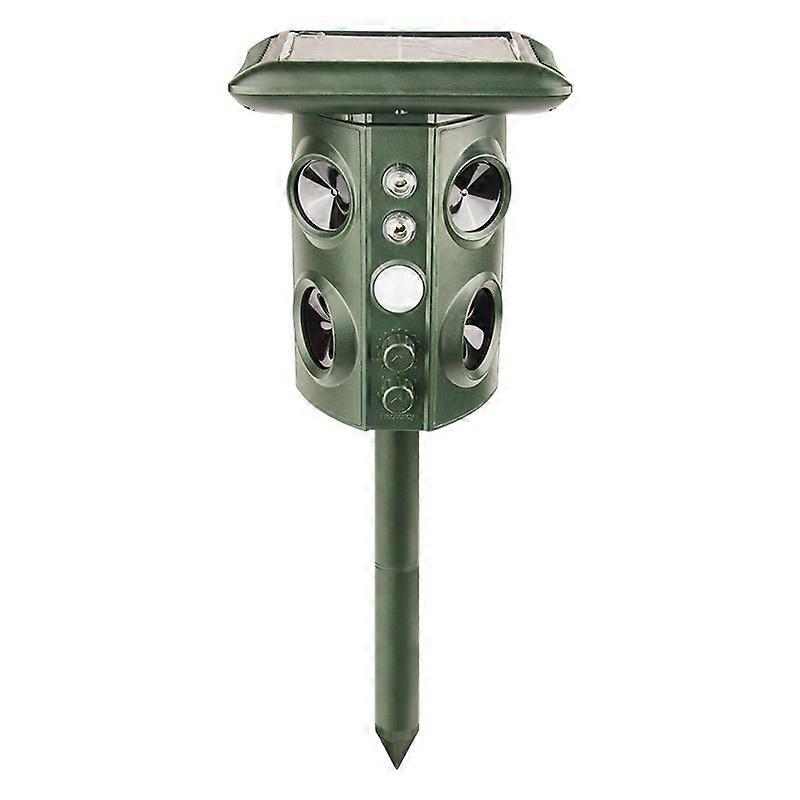 Outdoor Solar Powered Mouse Repeller Ultrasonic Bird RepellerDog RepellerSnake RepellerAnimal Repeller Animal Repeller 16cm*13cm*11cm