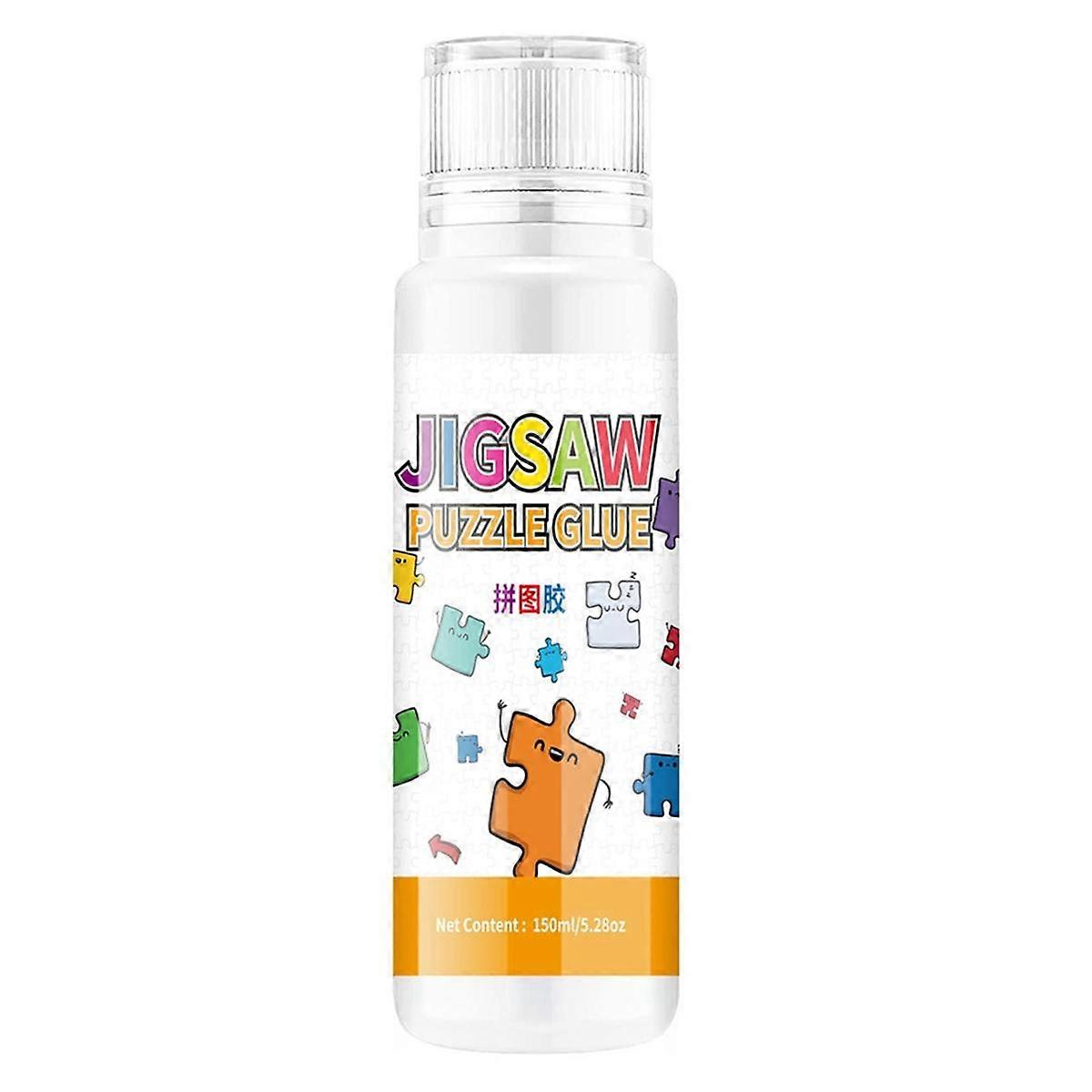 Puzzlekleber, 150ML Puzzlekleber mit Schwammkopf, Non- und Puzzle Sealer