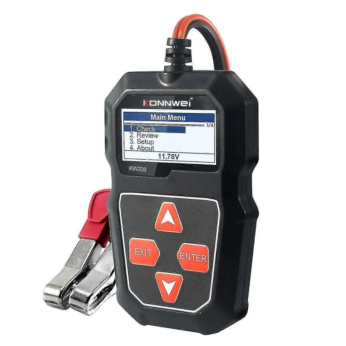 Kw208 Battery Tester Car Digital 12v 100-2000cca Automotive Battery Capacity Tester Tool