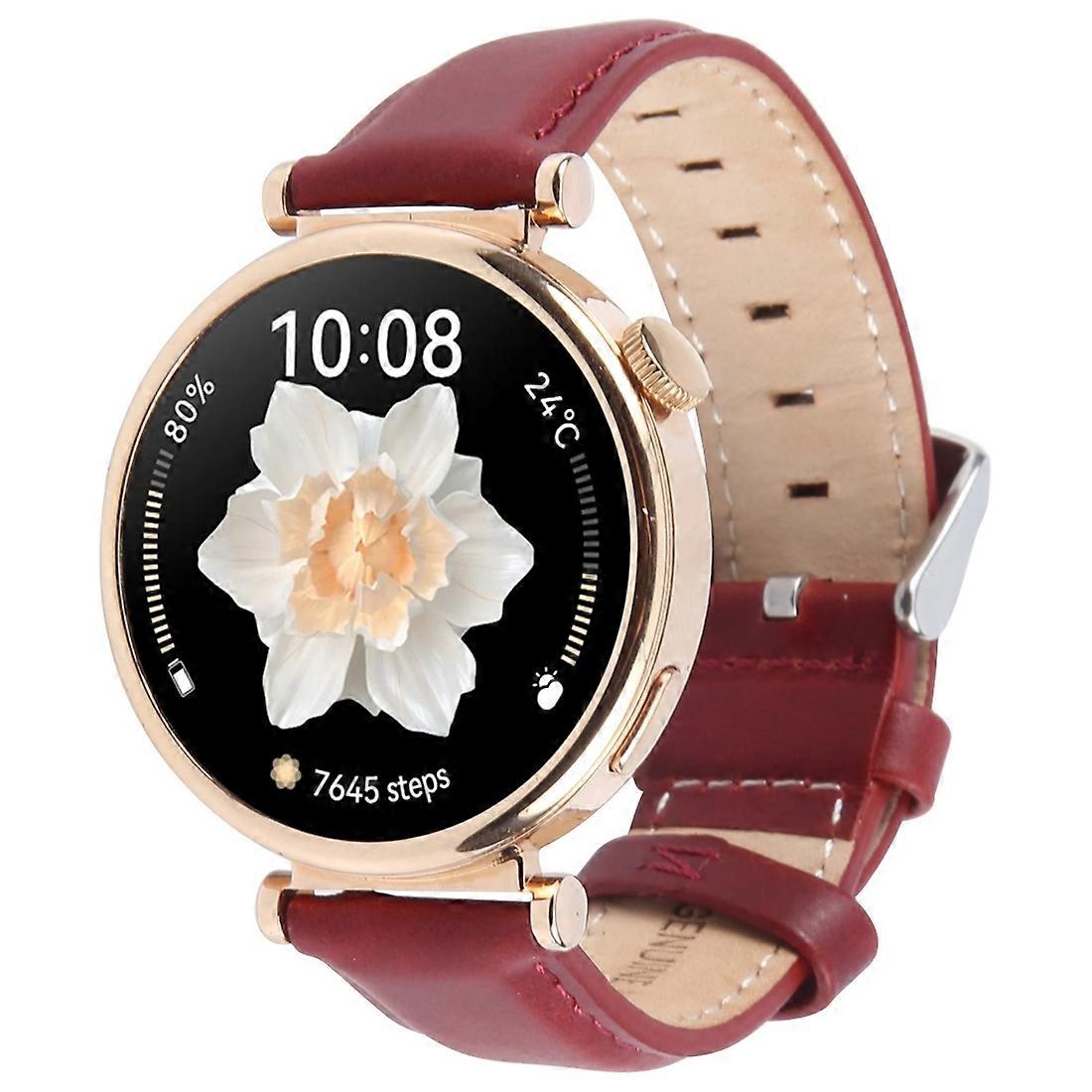 Genuine Leather Watch Band 18mm